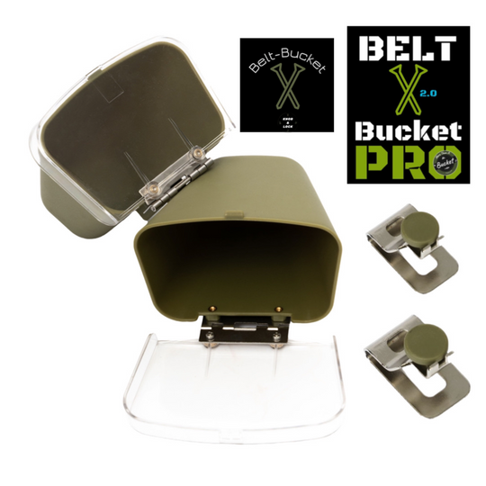1.0 Belt-Pouch Fastener Containers (2-Pack)
