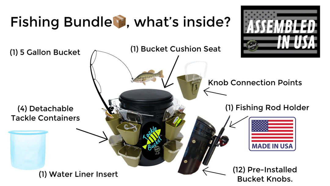 Sit 'N Fish Personalized Bucket Seat- 5 Gallon